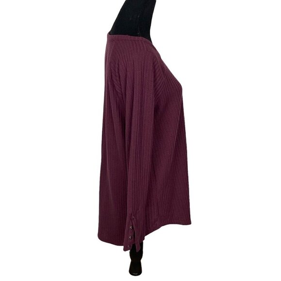 CHASER Long Sleeve Crew Neck Thermal Top Purple XL 8-16 - Picture 3 of 10